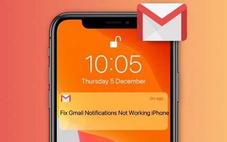 iphone mail app notifications not working for gmail account