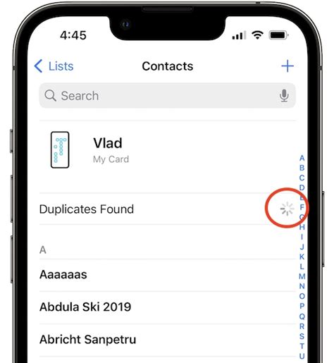 iphone merge duplicate contacts not working