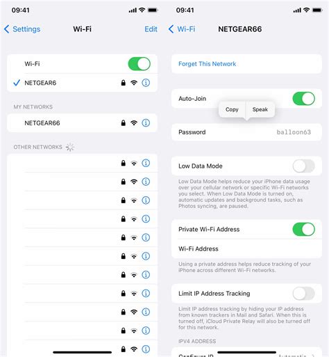 Iphone Network List