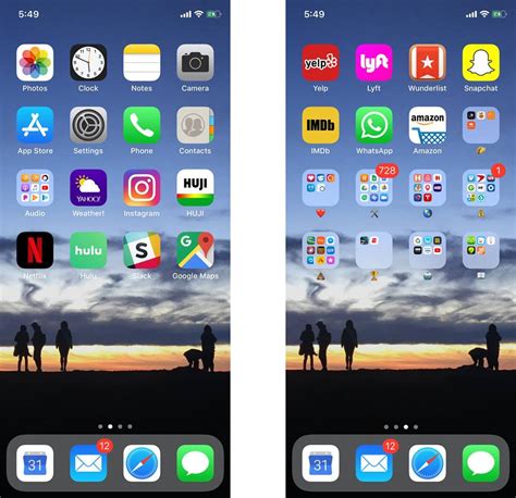 Iphone Organization Screens Apps Simple