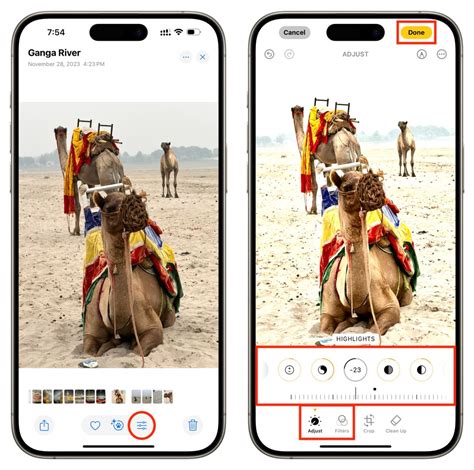 Edit Foto iPhone
