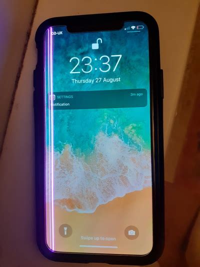 Iphone Screen Turn Purple