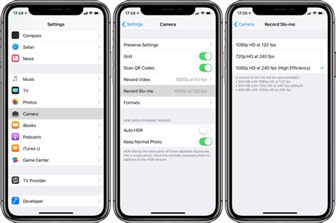 Iphone Slow Mo Settings
