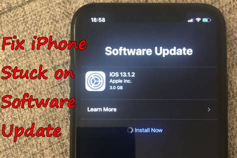 iphone stuck on software update while transferring