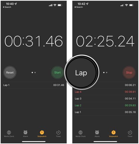 Iphone Timer Lap Function