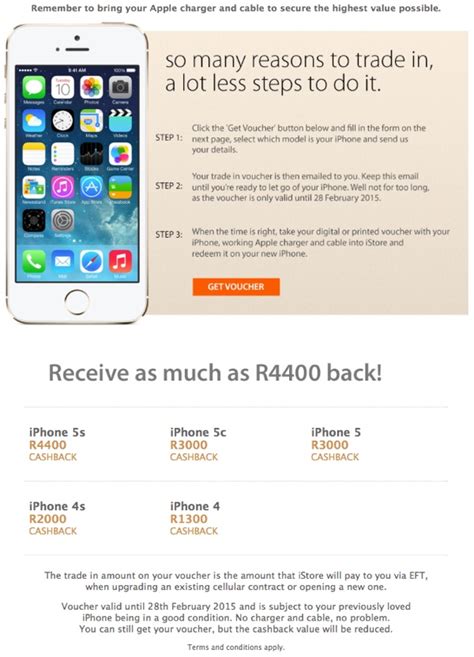 iphone trade in values south africa