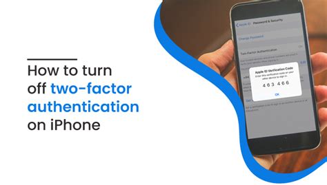 iphone turn off two factor authentication