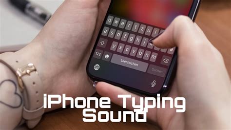 iPhone Typing Sound
