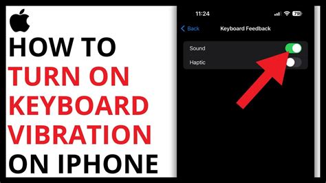 iPhone vibration keyboard