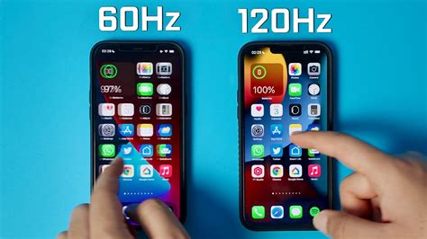 iphone with 120 hz screen
