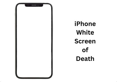 Iphone X White Apple Screen