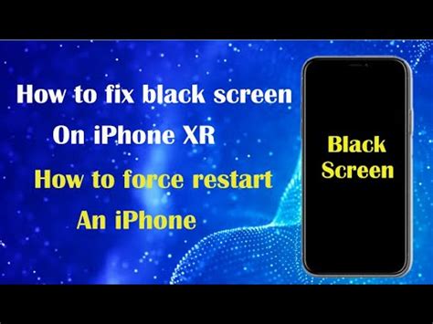 Fixing the Black Screen issue on iPhone XR using iTunes