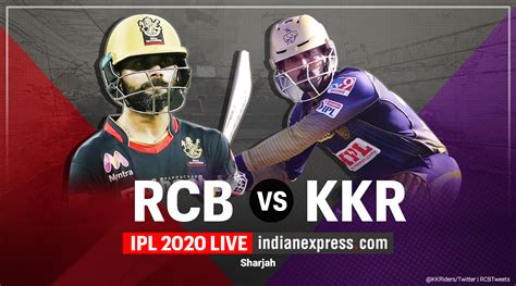 ipl 2020 rcb vs kkr