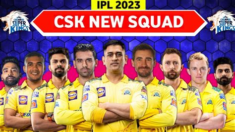 ipl 2023 csk team players list and roles