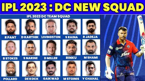 ipl 2023 delhi team players list