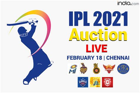 ipl auction 2021 schedule