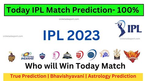 ipl prediction 2023 today match