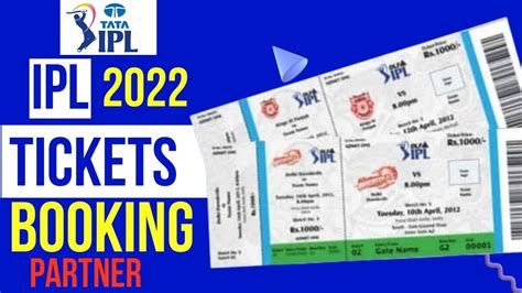 ipl ticket booking 2022 bookmyshow