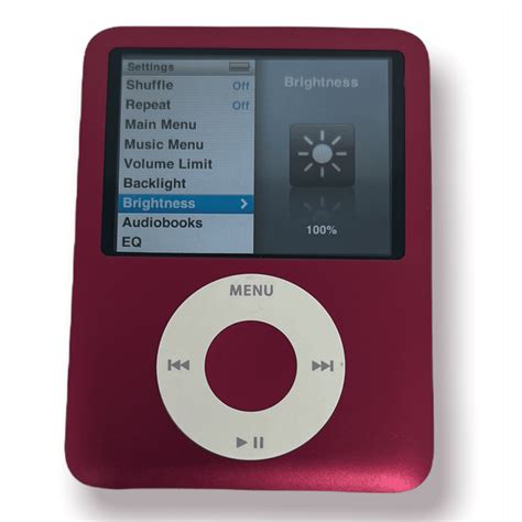 ipod nano 3rd generation 4gb Red. New Battery New LCD Nice Bundle eBay
