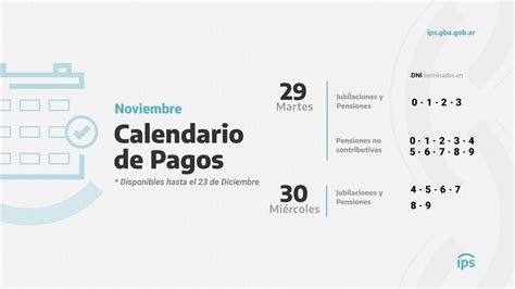 ips cronograma de pagos jubilados