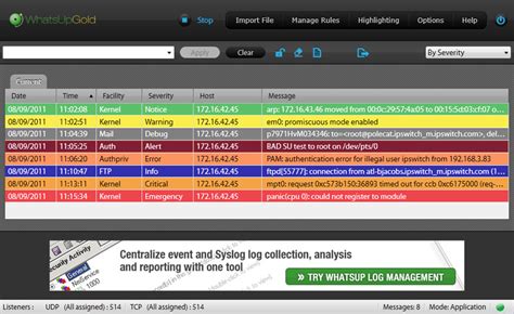 Ipswitch Syslog Server: Streamline Network Management with Reliable Logging and Analysis Solutions
