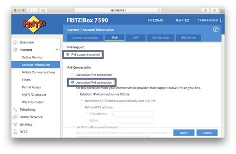 Fritzbox IPv6 & pfSense