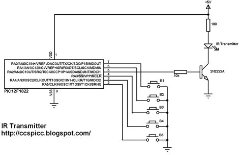 Ir Transmitter Circuit Using Microcontroller