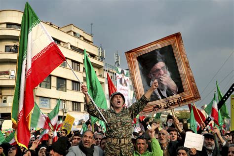 iran flag protest