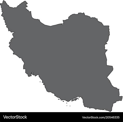 iran map vector