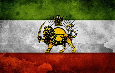 iran sun and lion flag