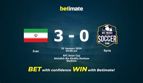 iran vs syria odds