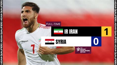 iran vs syria soccer tomorrow