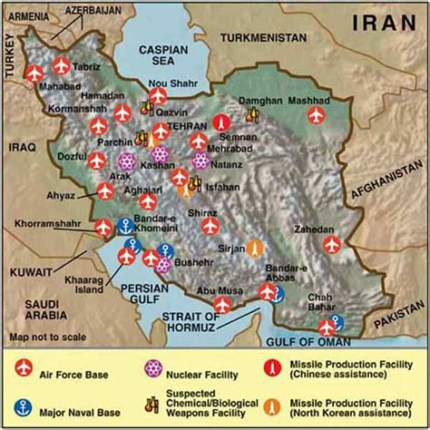 iranian military base locations