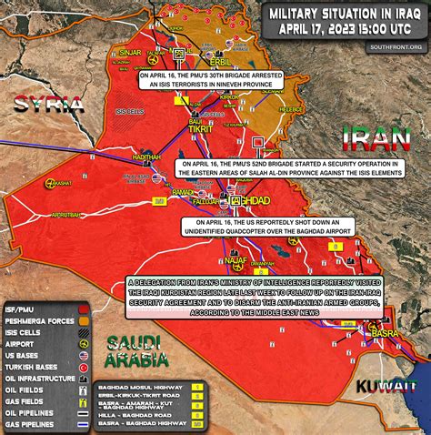 iraq war map 2023