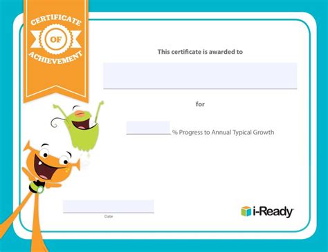 Iready Printable Certificates