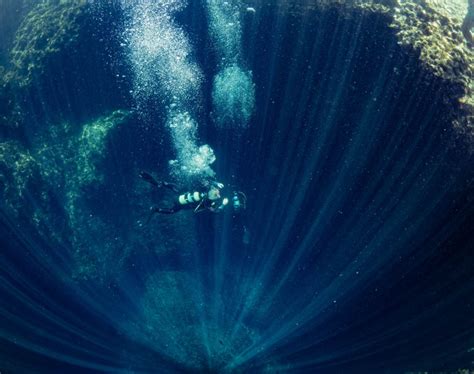 irie Blue Hole diving