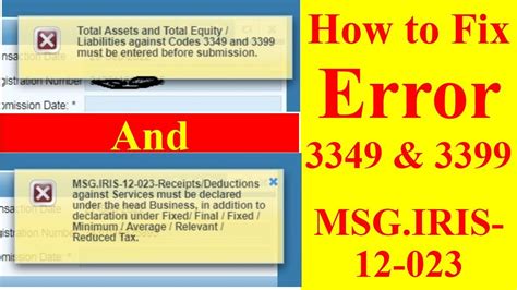 iris error code 9999 2 inconsistent duplicate facts are present for equity