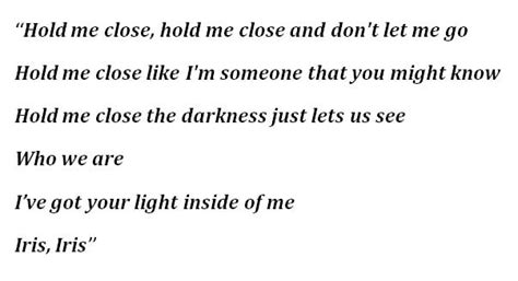 Iris Lyrics Meaning U2