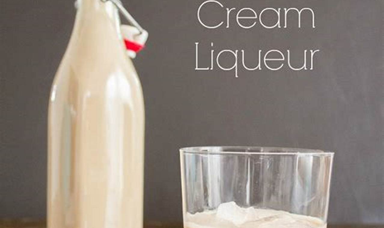 irish cream liqueur recipe
