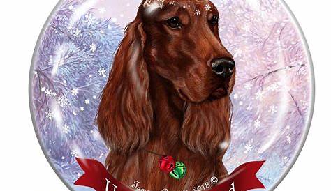 Irish Setter Howliday Dog Christmas Ornament | Doggy Style Gifts