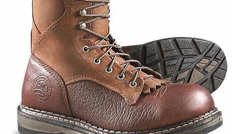 Men's Irish Setter 8" Soft Toe EH Work Boots, Brown - 607524, Work