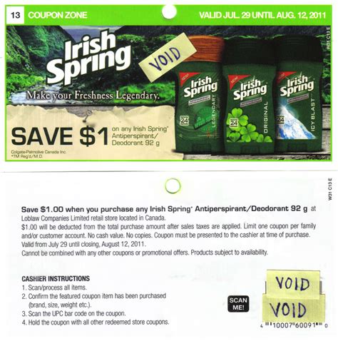 Save Some Green With Irish Spring Coupons
