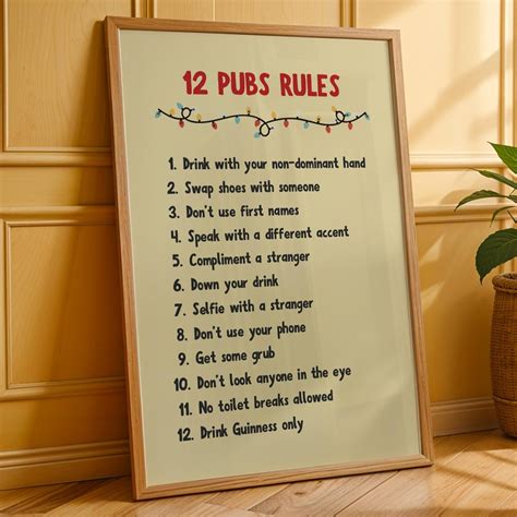 irish 12 pubs rules