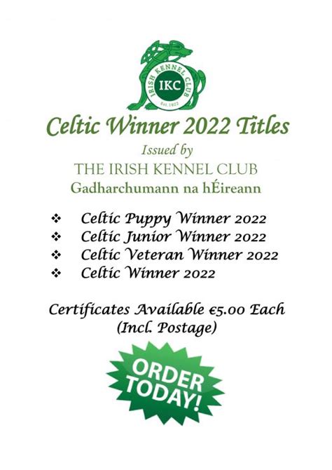 irish kennel club registration