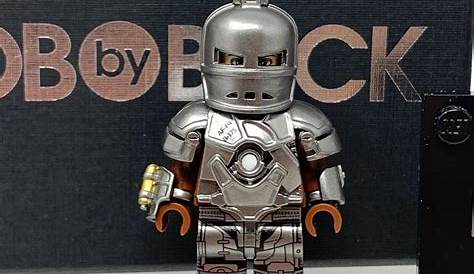 Minifigure sh565 : LEGO Iron Man Mark 1 Armor (Trans-Clear Head) [Super