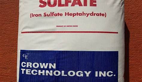 Iron Sulfate Fertilizer Ferrous Heptahydrate Cures