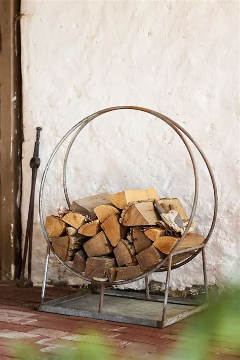 Iron Circle Log Holder