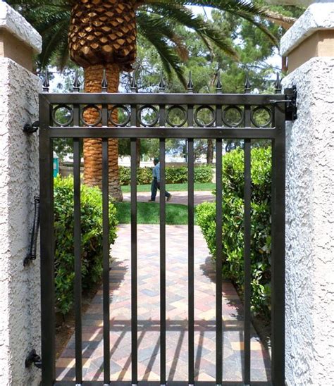 Iron Gate Fence