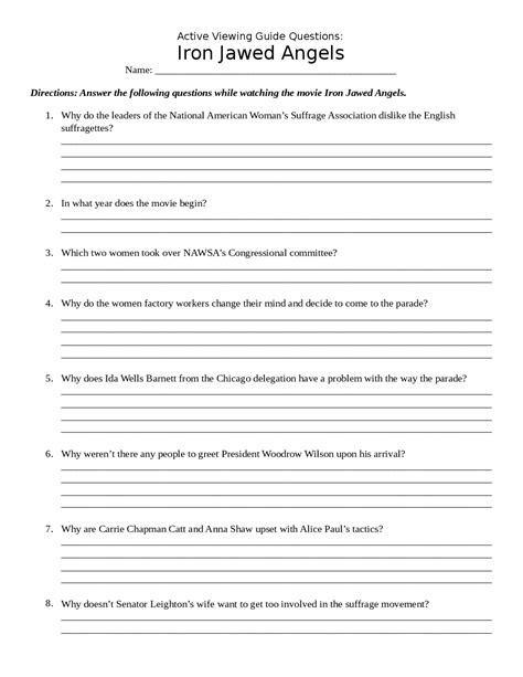 Iron Jawed Angels Location