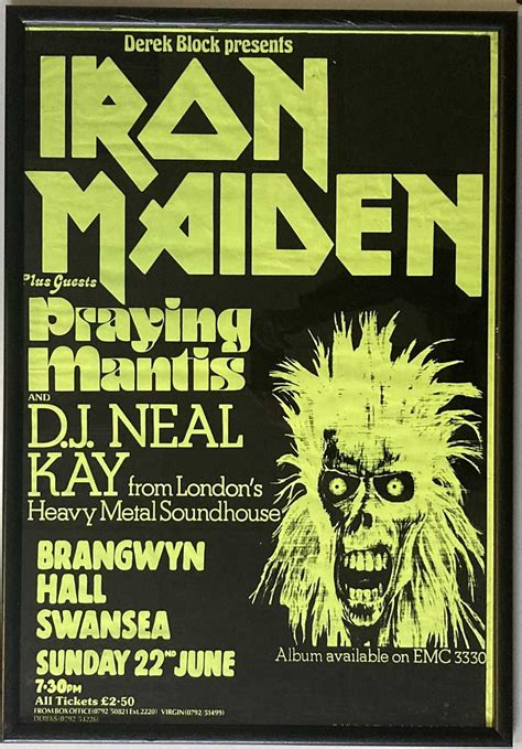 iron maiden 1980 tour